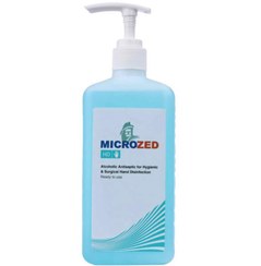 تصویر محلول ضدعفونی کننده دست میکروزد سری 1HD حجم 500 میلی‌لیتر MICROZED Hand sanitizer