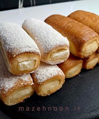 تصویر شیرینی دانمارکی لوله ای شکری ۱.۵ کیلوگرم 