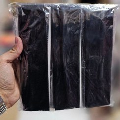 تصویر هدبند باریک سفید مشکی (۱۰۰۰۰۱) هدبند کبریتی باریک