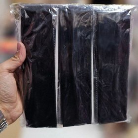 تصویر هدبند باریک سفید مشکی (۱۰۰۰۰۱) هدبند کبریتی باریک