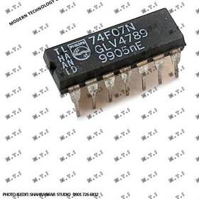 تصویر آی سی تی تی ال 74F07N / PHILIPS TAIWAN 