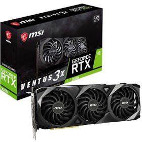 تصویر کارت گرافیک ام اس آی مدل GeForce RTX 3090 VENTUS 3X 24G OC حافظه 24 گیگابایت GeForce RTX™ 3090 VENTUS 3X 24G OC Graphics Card