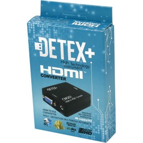 تصویر تبدیل Detex+ Detex+ VGA to HDMI converter