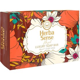 تصویر صابون قهوه ای HAZEL بارایحه کره کاکائو هرباسنس آردن صابون-قهوه-ای-hazel-بارایحه-کره-کاکائو-هربا