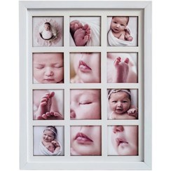 تصویر قاب عکس پازلی ماهگرد نوزاد مدل B5-1015 