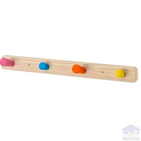 تصویر چوب لباس رنگی کودک FlISat