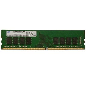 تصویر رم دسکتاپ DDR4 تک کاناله 2400 مگاهرتز CL17 سامسونگ مدل M378A1K43CB2-CRC ظرفیت 8 گیگابایت+در حد نو+ارسال رایگان با پست 