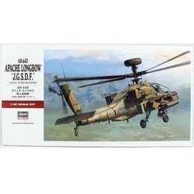 تصویر Hasegawa مقیاس Pt42 7242 1/48، Ah-64d Apache Longbow (JGSDF)، کیت مدل پلاستیکی هلیکوپتر نظامی 