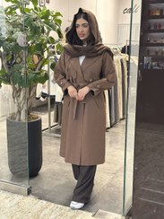 تصویر بارانی شایگان سرمه ای 