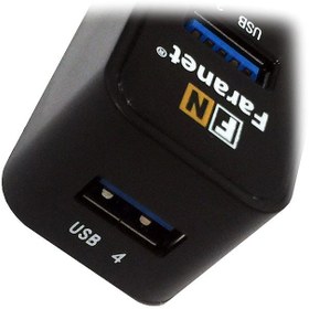 تصویر هاب USB 3.0 چهار پورت فرانت مدل FN-U3H403S Faranet FN-U3H403S 4-in-1 USB 3.0 Hub