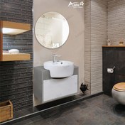 تصویر فول ست روشویی آزالیا مدل میلانا 60 Milana 