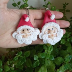 تصویر جاکلیدی دستساز خمیری بابانوئل 