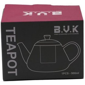 تصویر قوری در استیل 900ML PIREX مدل VK324308 بی وی کی BVK 