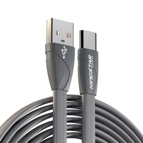 تصویر کابل تبدیل USB به MicroUSB کینگ استار مدل K112C طول 1.2 متر 