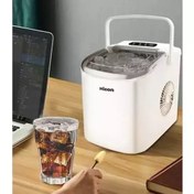 تصویر یخ ساز قابل حمل شیائومی Hicon مدل 1.3 لیتری Hicon Portable Automatic Ice Maker HZB-16M 