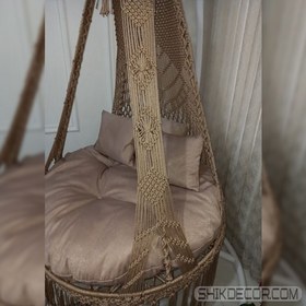 تصویر تاب ریلکسی مکرومه بزرگ 