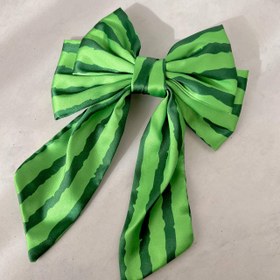 تصویر پاپیون یلدایی ساتن - سبز 