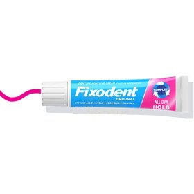 تصویر چسب دندان مصنوعی فیکسودنت مدل ا Adhesive Cream Fixodent Compelete Original 47gr Adhesive Cream Fixodent Compelete Original 47gr