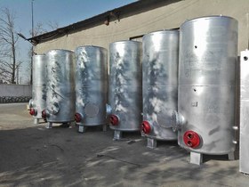 تصویر منبع کویل دار ایستاده 1200 لیتری Coil source 1200 liter