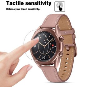 تصویر محافظ صفحه گلس ساعت سامسونگ Galaxy Watch 3 45mm ا Screen protector for Galaxy Watch 3 45mm Screen protector for Galaxy Watch 3 45mm