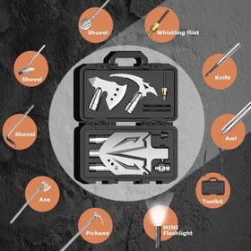 تصویر کیت بقا سفر و کوهنوردی Climbing and camping tools