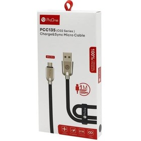 تصویر کابل شارژ MicroUSB پرووان PCC135M-C02 با گارانتی 6 ماهه 