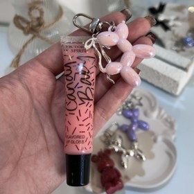 تصویر آویز کیف و جاکلیدی سگ بادکنکی - سگ سفید 