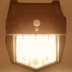 تصویر چراغ خورشیدی طرح بتمن سه لامپه Triple batman solar light