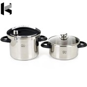 تصویر زودپز دوقلو پارس استیل مدل شف 