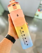 تصویر قمقمه مربع دور سیلیکونی قفل دار Lockable silicone thermos