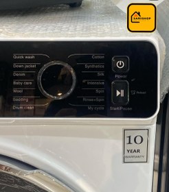 تصویر ماشین لباسشویی جنرال هاوس ۸ کیلویی مدل 80144 GWM Washing machine General House 8kg 80144 GWM