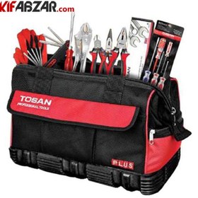 تصویر کیت ابزار ماشین توسن مدل 25M-21C ا TOSAN 25M-21C Tools Set 21PCS TOSAN 25M-21C Tools Set 21PCS
