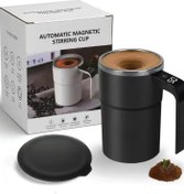 تصویر ماگ همزن دار مغناطیسی لپرسو مدل LPCFFM0018 با نمایش دما 