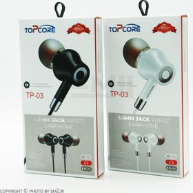 تصویر هدفون سیمی (Topcore TP03 ( Topcore TP03 headphones 