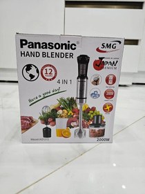 تصویر گوشتکوب برقی چهارکاره پاناسونیک 2000 وات مدل 1372 تیغه طلایی Hand blender 4in1 Panasonic AS-1372