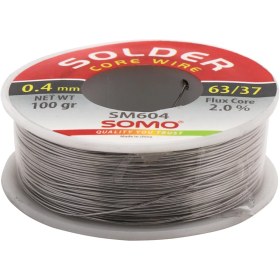 تصویر سیم لحیم سومو 0.4 میلیمتر 100 گرم مدل SOMO SM604 solder wire