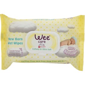 تصویر وی کر دستمال مرطوب تازه متولدین ا Wee Care Ultra-Sensitive Skin Wet Wipes (New Born) Wee Care Ultra-Sensitive Skin Wet Wipes (New Born)