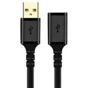 تصویر کابل افزایش طول USB طول 3 متر Knet Plus (اورجینال) 