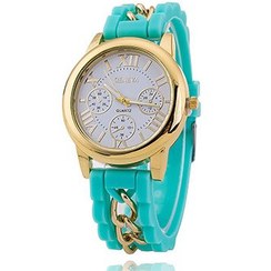 تصویر ساعت مچی طرح رومی جنوا green06 GENEVA WOMEN WATCH