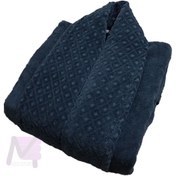 تصویر حوله تن پوش یقه مربع طوسی 