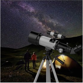 تصویر تلسکوپ جاش جی تی برای کودکان بزرگسال با 400 میلی متر پایه AZ برند JOSHJT 