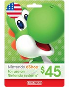 تصویر گیفت کارت آمریکا 45 دلاری نینتندو شاپ Nintendo 
