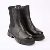 تصویر نیم بوت زنانه چرم طبیعی مدل آناویز چرم 