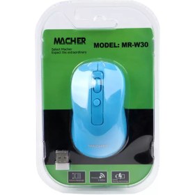 تصویر ماوس بی سیم ماچر مدل MR-W30 سبز mouse-macher-w30