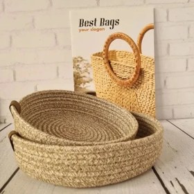 تصویر سبد قیطانی مدل گرد 