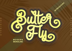 تصویر Butter Fly Modern Monoline 