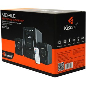 تصویر اسپیکر دسکتاپ کیسونلی مدل Kisonli U-2500BT Kisonli U-2500BT model desktop speaker