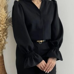 تصویر شومیز زنانه سفید سایز ۴۰-۴۲ 