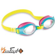 تصویر عینک شنا بچه گانه اینتکس مدل 55611 مناسب ۳ تا ۸ سال 