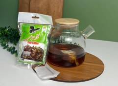 تصویر کیسه چای و دمنوش قزل چای بسته ۶۰ عددی 